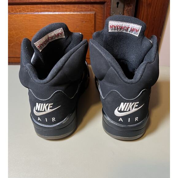 Jordan 5 Retro Black Metallic Men’s 8.5 - Picture 4 of 11